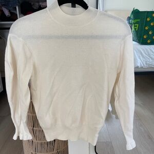 Madewell NWT Merino Wool Cream Jumper xxs